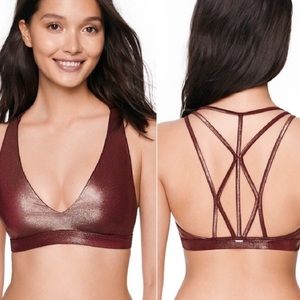 Victoria's Secret PINK ultimate shimmer sports bra